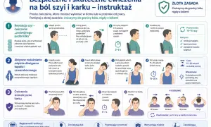 Kinezyterapia co to? Proste ćwiczenia na ból szyi i karku. Wzmacniaj mięśnie, poprawiaj ruchomość i zapobiegaj nawrotom bólu.