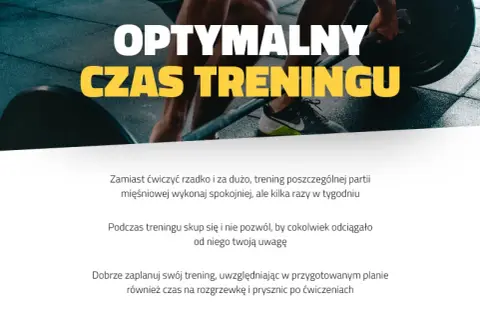 Ile powinien trwać trening siłowy na redukcji, aby uniknąć błędów?