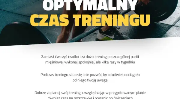 Ile powinien trwać trening siłowy na redukcji, aby uniknąć błędów?