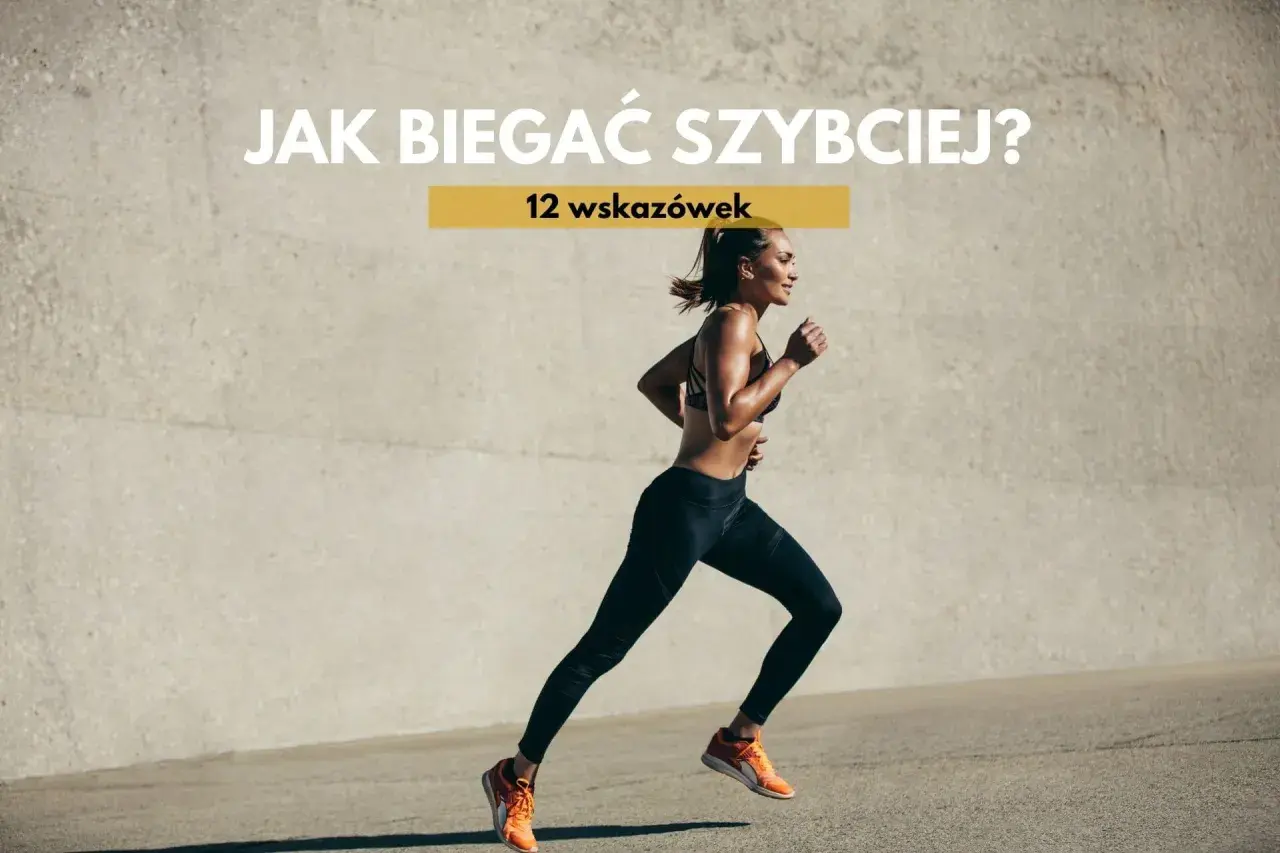Kobieta biegnie, by dowiedzieć się, jak biegać szybciej. 12 wskazówek dla biegaczy.
