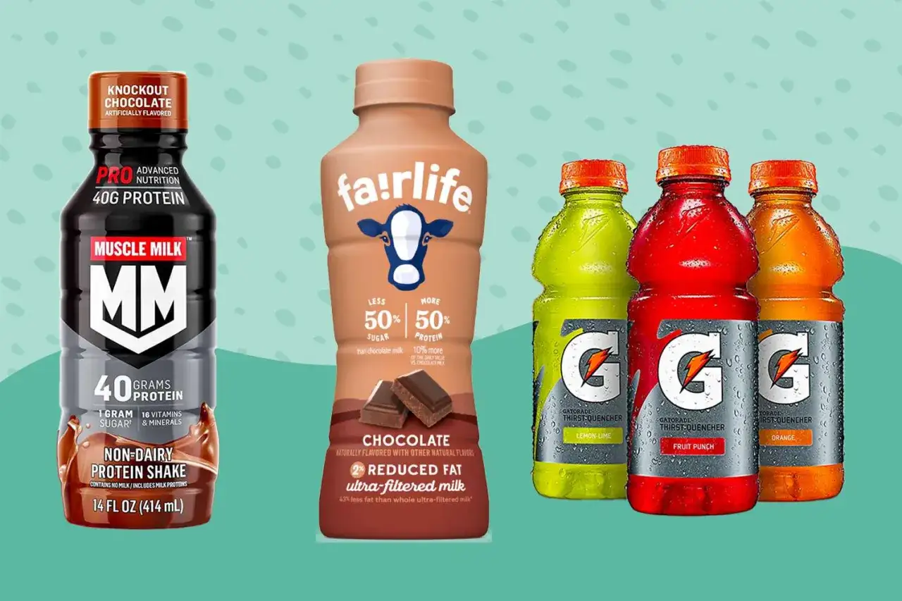 Idealne piwo po treningu: czekoladowy Muscle Milk, Fairlife i orzeźwiające Gatorade. Regeneracja i nawodnienie w jednym!